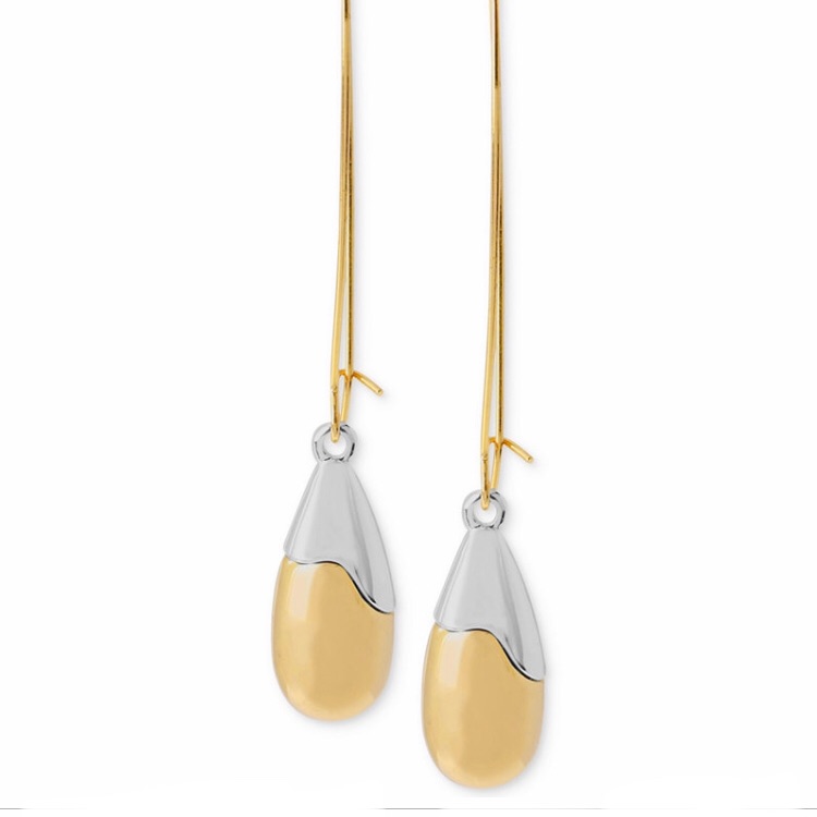 Gift Wrap! Robert Lee Morris Two-Tone Earrings